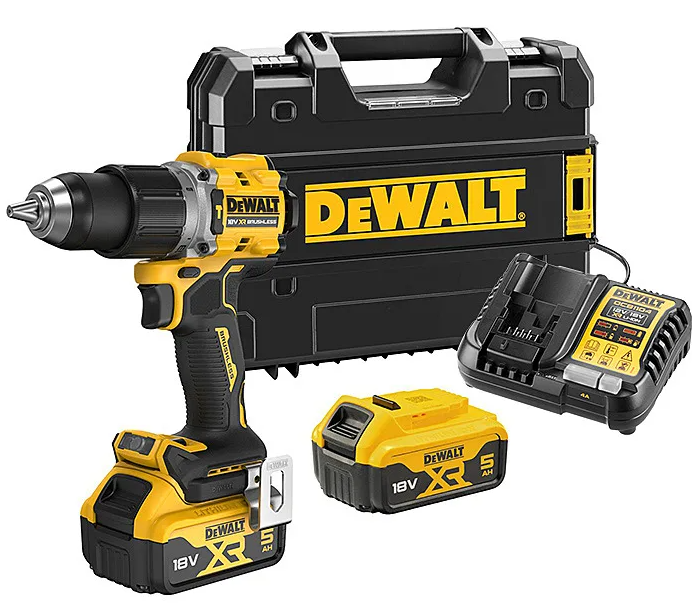 DeWalt DCD805PST XR BL G3 Combi Drill 18V 2X5.0AH