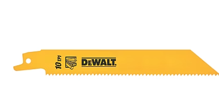 DeWalt 152mm Bi-Metal Gen Purpose Recip Blade 5PK