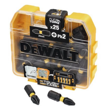 DeWalt PH2 25MM Torsion Screwdriver Bit (25 in Pack)