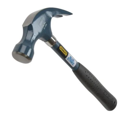 Stanley 20oz blue strike Claw Hammer
