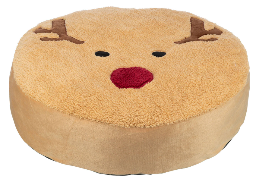 Trixie Elk cushion, round, diam. 60 cm, light brown
