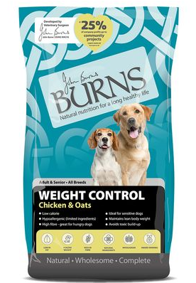 Burns Weight Control Chicken & Oats - 12kg