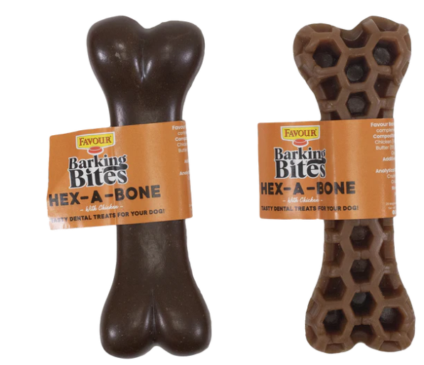 Favour Barking Bites Hex-A-Bone 54g