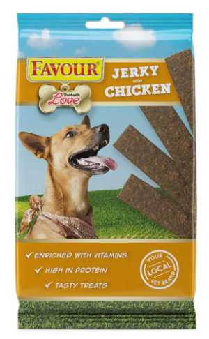 Favour Chicken Jerky Strips 150g