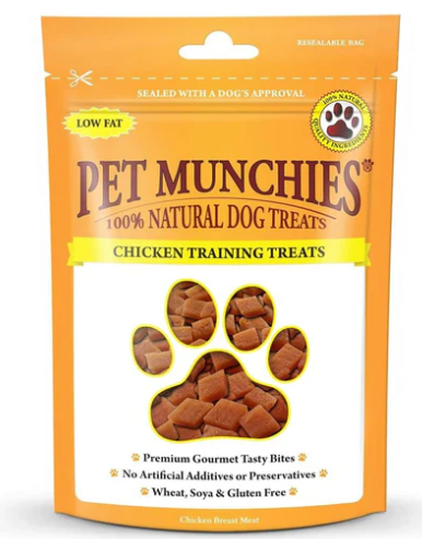 Favour Pet Munchies 100% Natural Dog Treats Chicken 250g