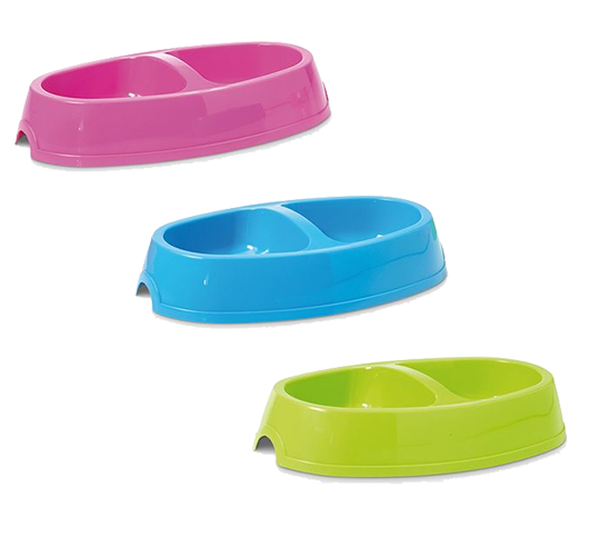 Savic Picnic Twin Dog Feeding Bowl 2 x 400ml