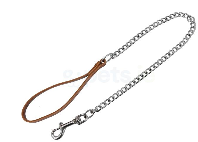 Ancol Heavy Chain Lead Tan 30"