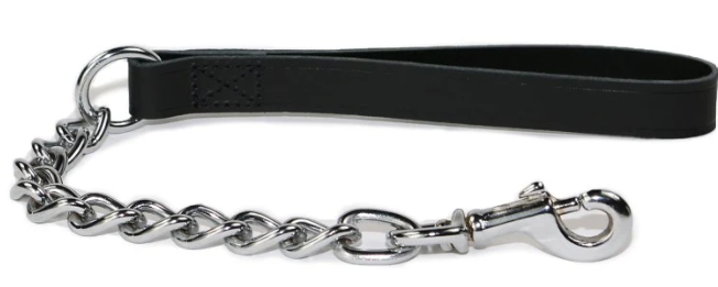 Ancol Extra Heavy Chain Lead Black 20"