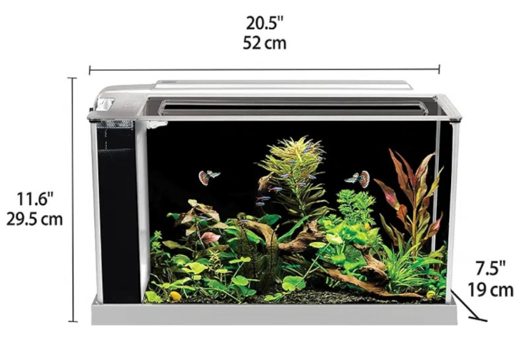 Fluval Spec 19L Black Aquarium