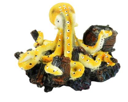 Cheeko Yellow Octopus On Boat 15cm