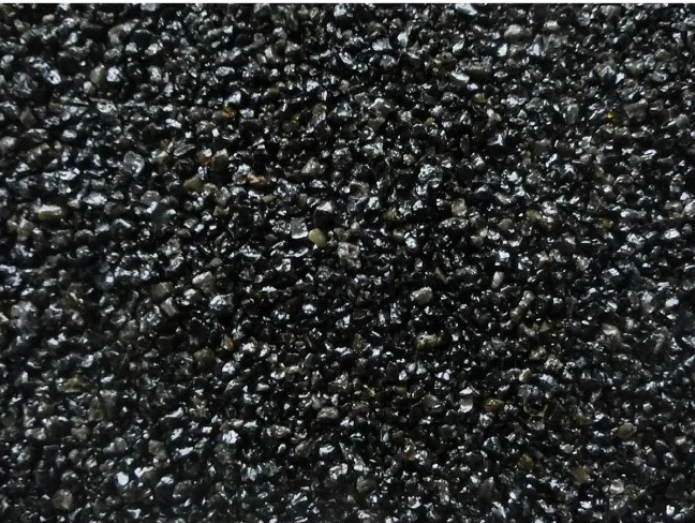 Jet Black Glass Fine Gravel