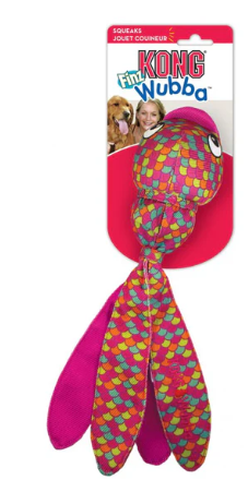 Kong Wubba Finz Pink Small