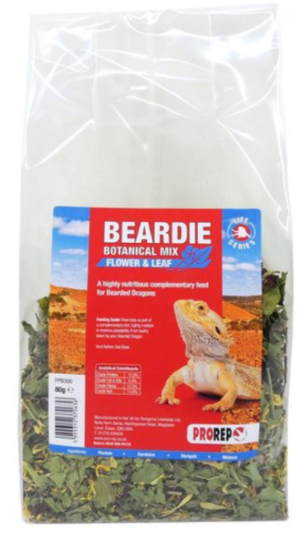 Bearded Dragon Botanical Mix 80g