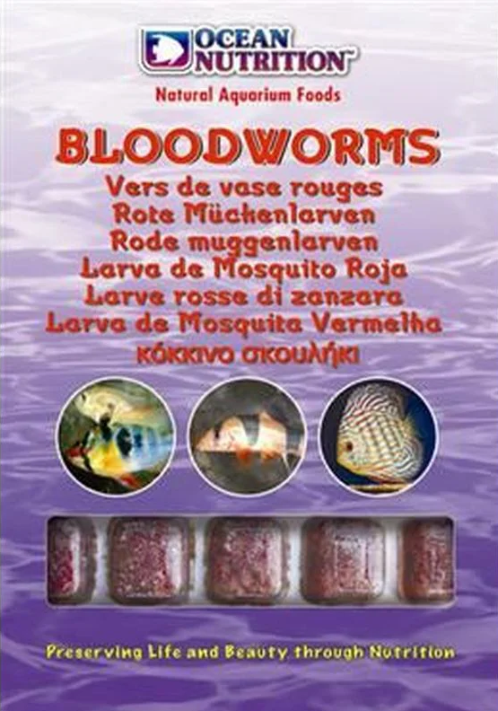 Ocean Nutrition Frozen Bloodworms Cube 100g