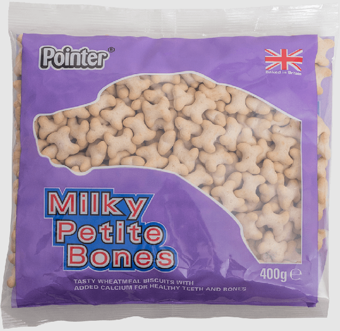 Pointer Milky Petite Bones 400g