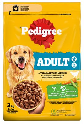 Pedigree Adult Poultry & Vegetables 3kg