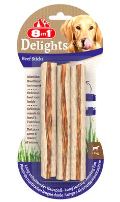 8in1 Delights Chew Sticks Beef