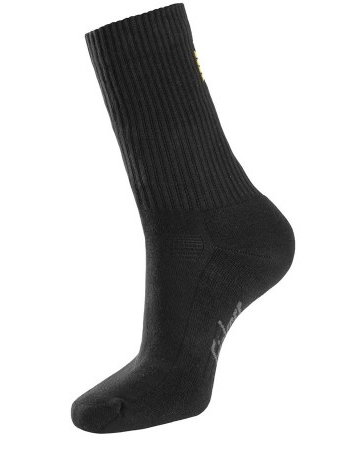 Snickers 9214 Cotton Socks 3-Pack - Black
