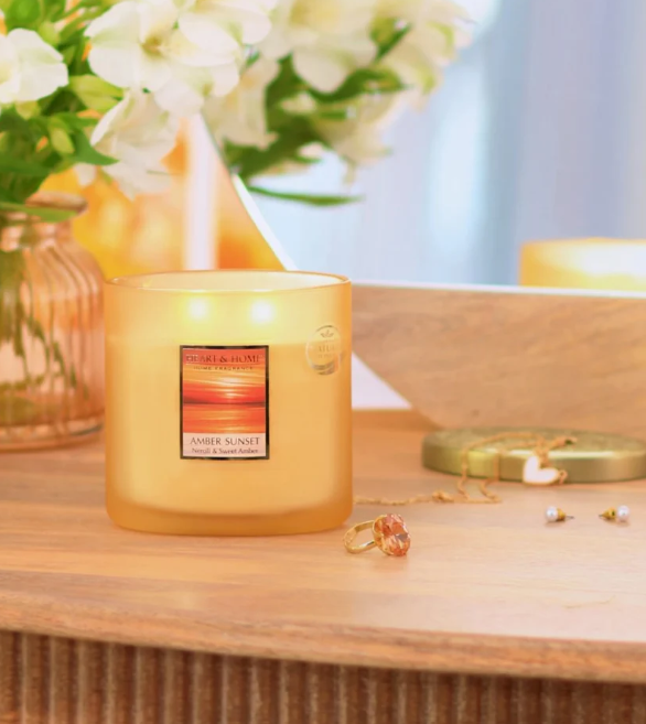 Ellipse Twin Wick - Amber Sunset