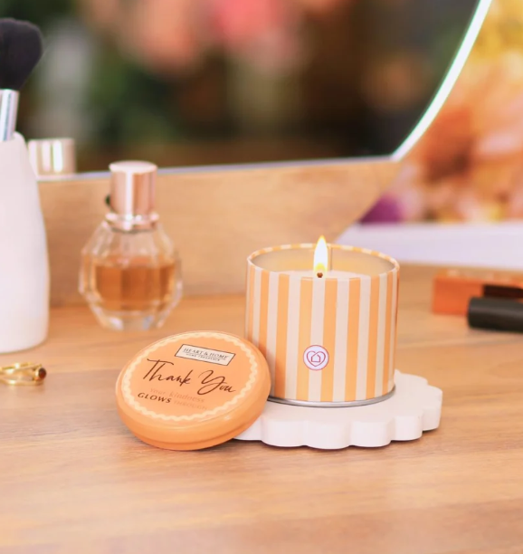 Tin Candle - Amber Sunset