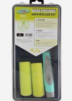 Axus Decor Lime Series Wood Finishing Roller Kit - 5PC