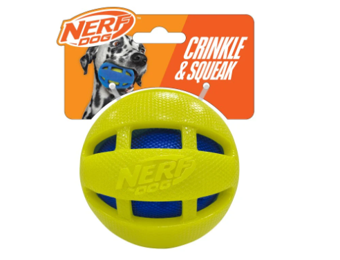 Nerf Squeak & Crunch Ball 3.8"