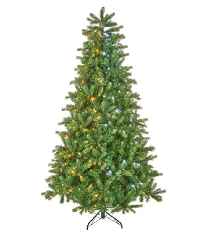Pre Lit Barneswood Spruce Tree 400 LED - 2.4m