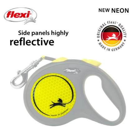 Flexi Neon Tape Large, Yellow 5m (up to 50kg)