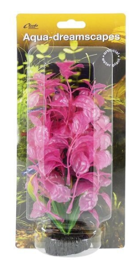 Cheeko Purple & Pink Plastic Plant, 20cm