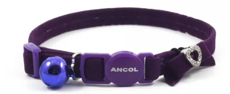 Velvet Heart Safety Cat Collar
