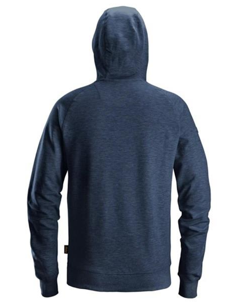 Snickers Logo Hoodie - Dark Navy Melange