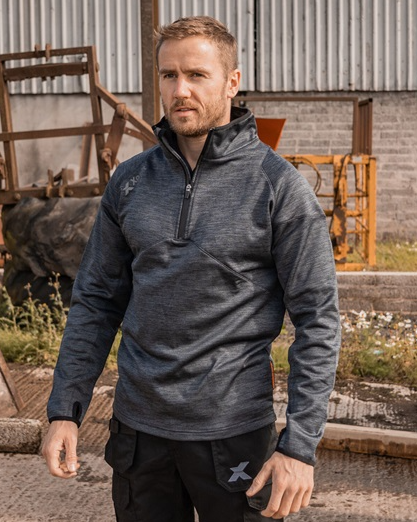 Xpert Pro Half Zip Tech Fleece Grey