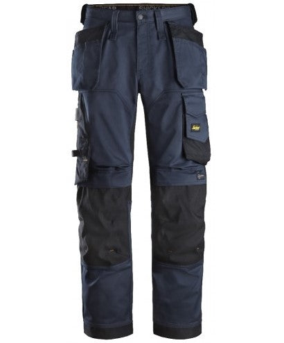 Snickers Stretch Loose Fit Trousers - Navy