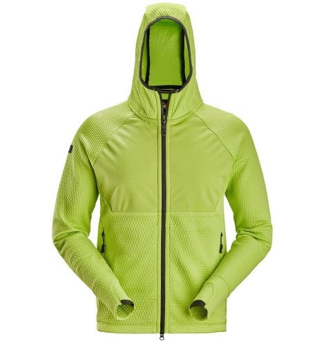 Snickers Full Zip Midlayer Hoodie - Lime