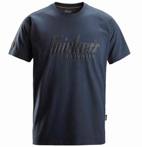 Snickers Logo T-Shirt  - Dark Navy