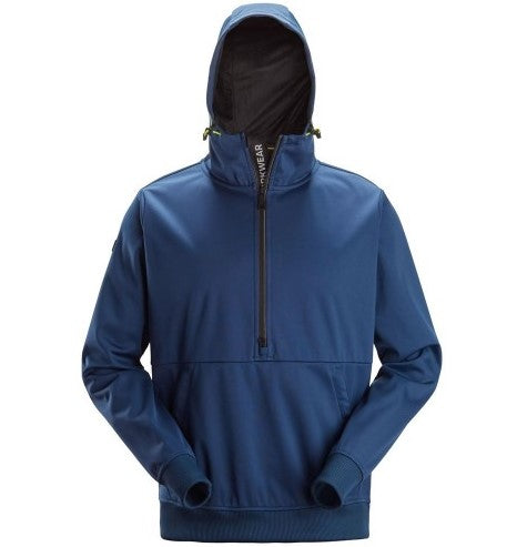 Snickers Windblock Stretch Half Zip Hoodie - Deep Blue