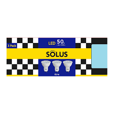 Solus 50w = 4w Gu10 36deg Non Dimm 3 Pack