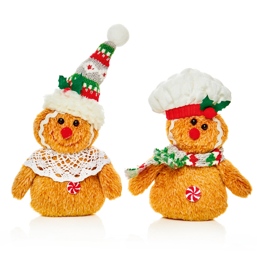 18cm Gingerbread Hanging Decoration - 2 Designs (1pc)