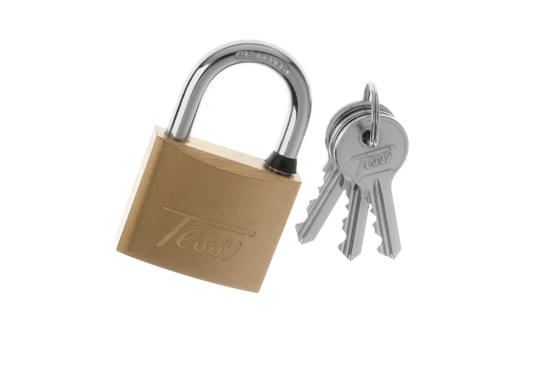 Tessi Solid Brass Padlock Ka, 40mm