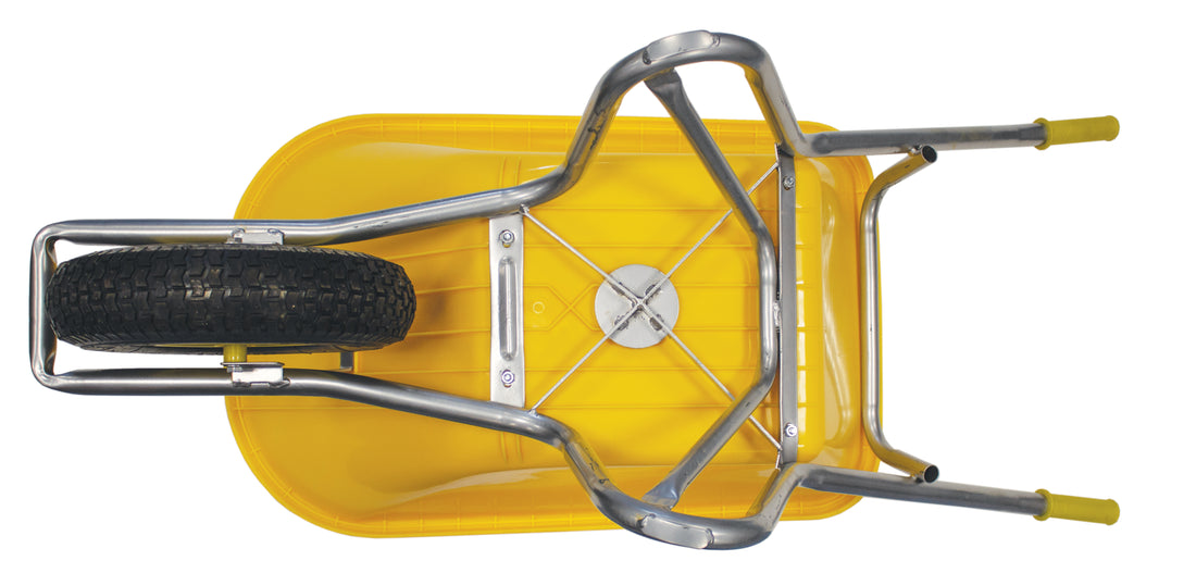 Workman Yellow Heavy Duty Wheelbarrow - 110 L