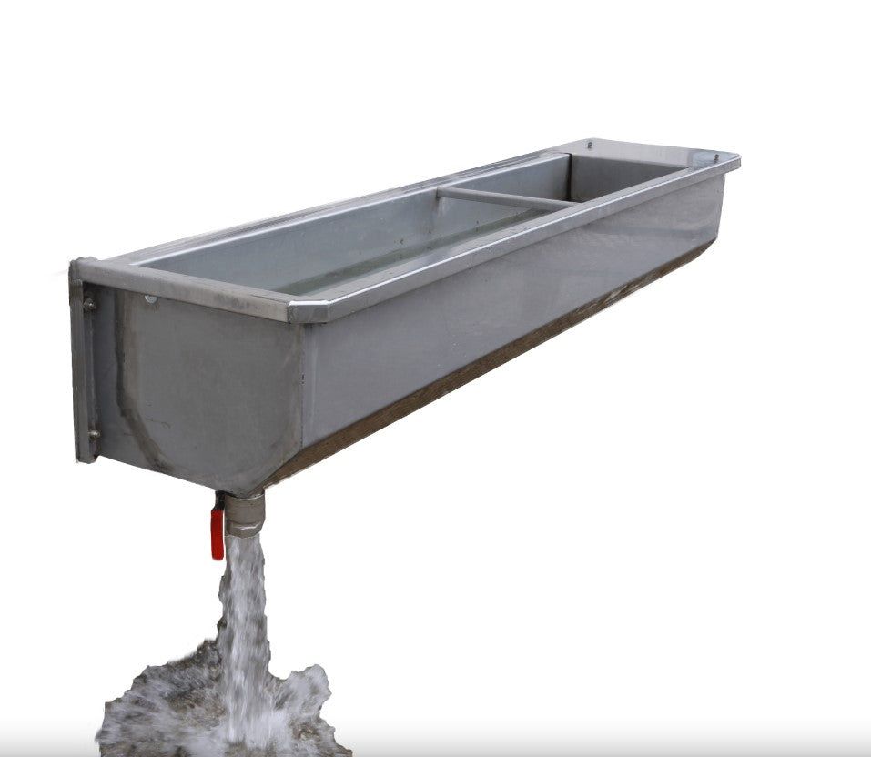 Wall Mount Stainless Drinker - 4FT