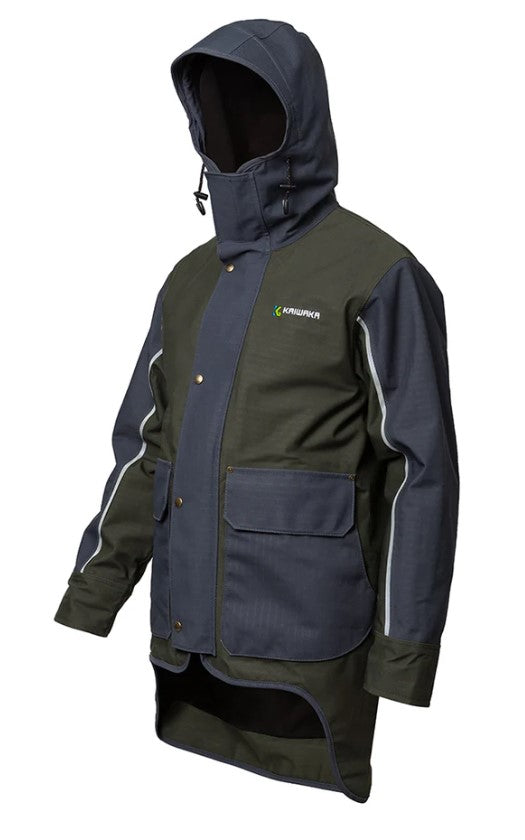 Kaiwaka Stormforce Waterproof Winter Jacket - Navy & Green