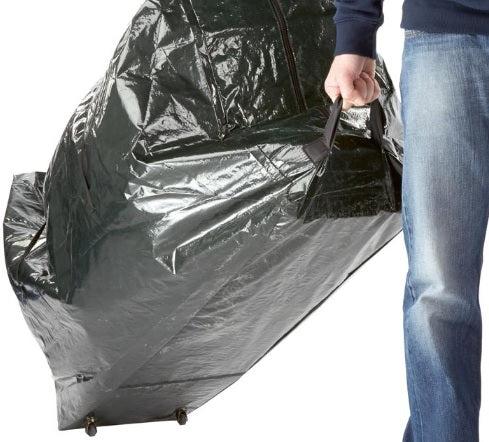 Christmas Tree Storage Bag with Wheels Black