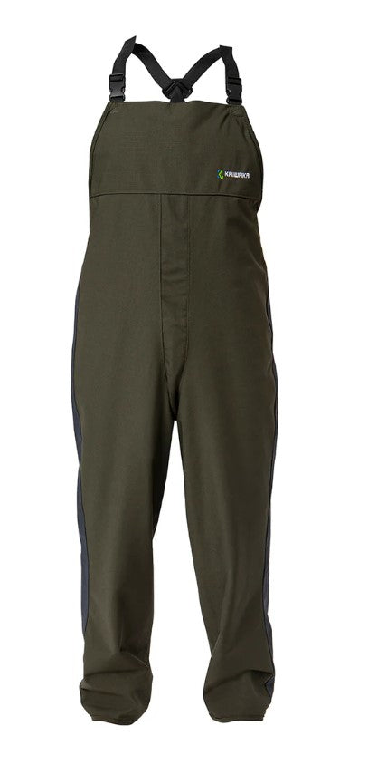 Kaiwaka Stormforce Waterproof Bib Overtrousers - Navy & Green