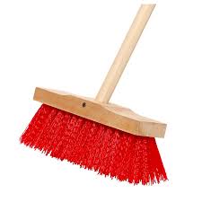 Path Brush Synthetic Red w/ Wooden Handle