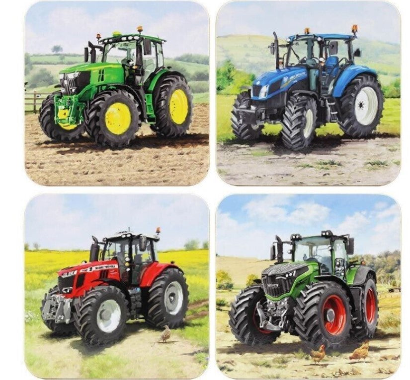 Tractor Coaster Set X 4 2023 95192