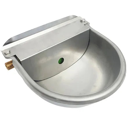 Drinking Bowl Stainless Steel Fixed Lid