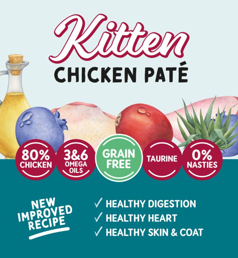 Naturo Kitten Chicken Paté Pouch 85g