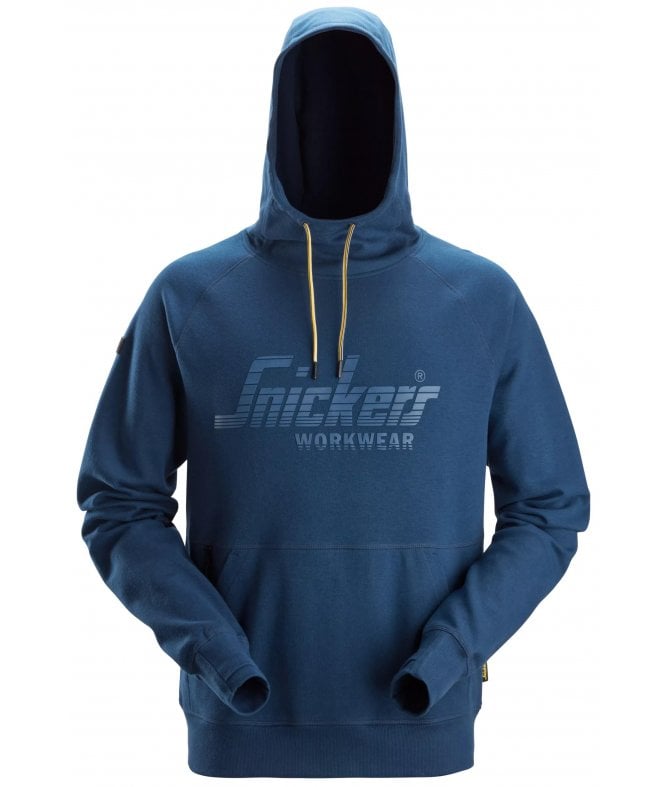 Snickers Logo Hoodie - Deep Blue