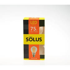 Solus 75w = 8w Bc Clear A55 Xcross Led